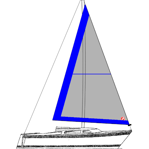 O'DAY 23 - Vela Genoa I 150% (ENROLADOR)