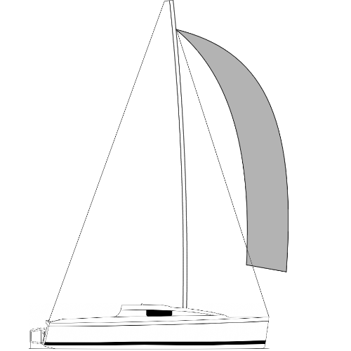 SKIPPER 21 - Vela Balão Triradial (Spinnaker)