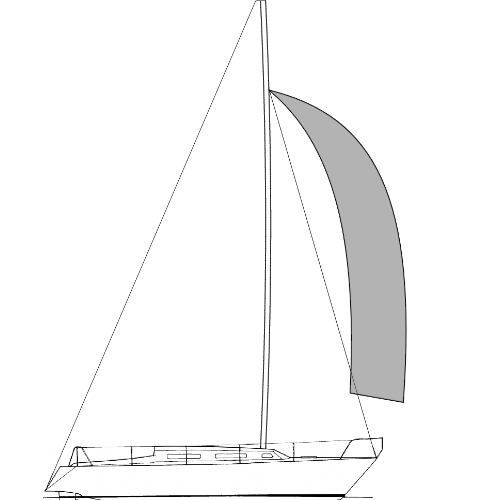 MAIN 34 - Vela Balão Triradial (Spinnaker)