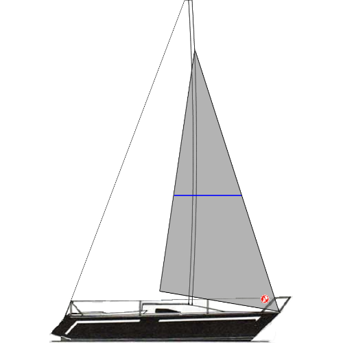 RANGER 22 - Vela Genoa II 125% 2 - Tecido: Dacron Americano