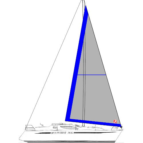 MULTICHINE 36 - VELA GENOA 137% (ENROLADOR)