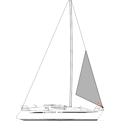 MULTICHINE 36 - Vela Tormentim (Storm Jib)