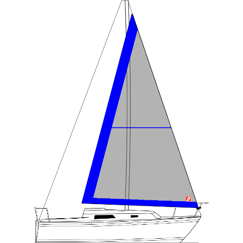 CAL 25 - VELA GENOA I 150% (ENROLADOR)