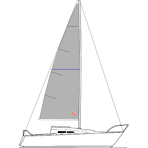 ATOLL 23 - Vela Mestra 2 - Tecido: Dacron Americano