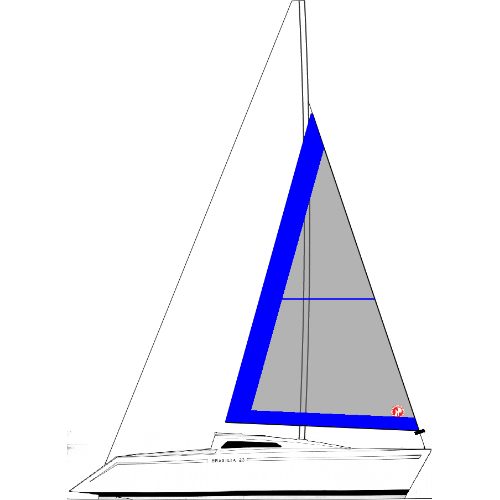 BRASILIA 23 - VELA GENOA I 150% (ENROLADOR)