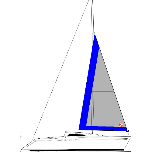 BRASILIA 23 - VELA GENOA II 125% (ENROLADOR)