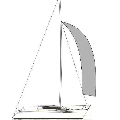 DELTA 26 - Vela Balão Triradial (Spinnaker)