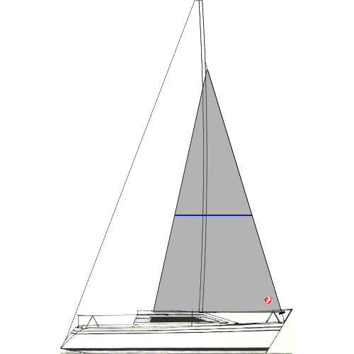 DELTA 26 - VELA GENOA I 150% (ENROLADOR)