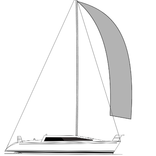 FAST 310 (TOPE) - Vela Balão Triradial (Spinnaker)