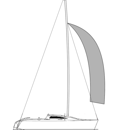 DELTA 21 - Vela Balão Triradial (Spinnaker)