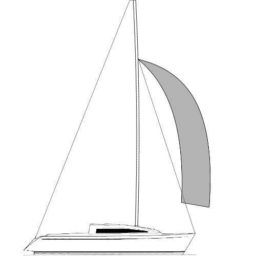 FAST 230 - Vela Balão Triradial (Spinnaker)