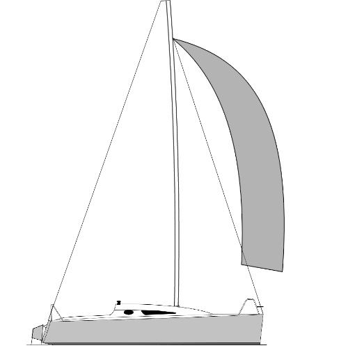 NEO 25 - Vela Balão Triradial (Spinnaker)