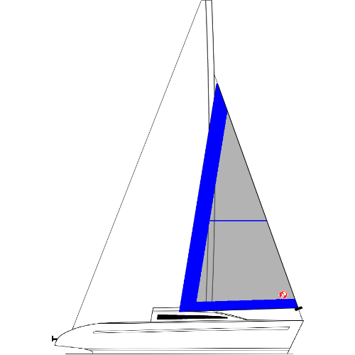 MARBE 24 - VELA GENOA II 125% (ENROLADOR)