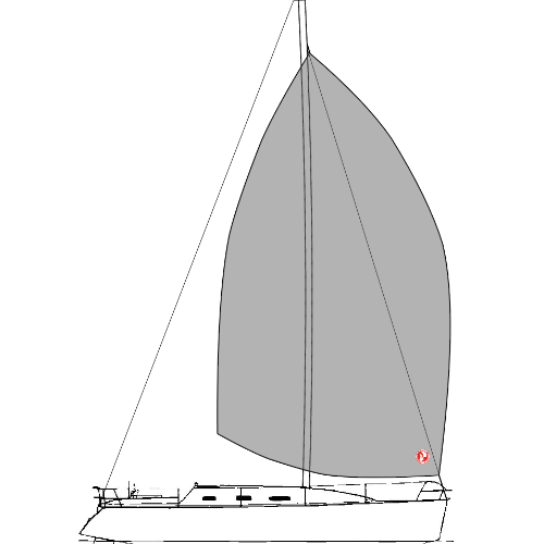 DELTA 36 (CRUZEIRO) - VELA GENNAKER