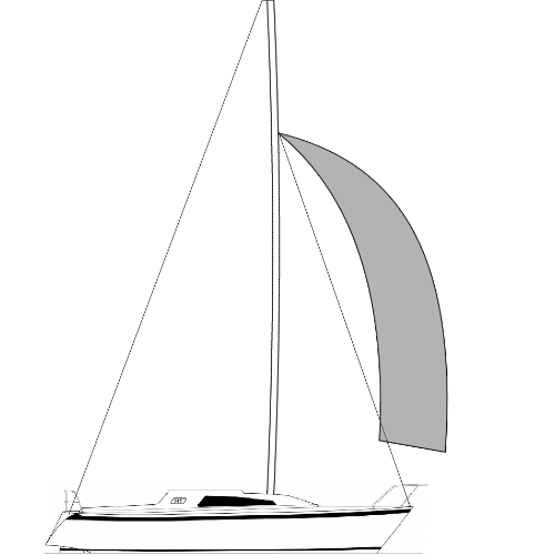 FAST 345 (FRACIONADO) - Vela Balão Triradial (Spinnaker)