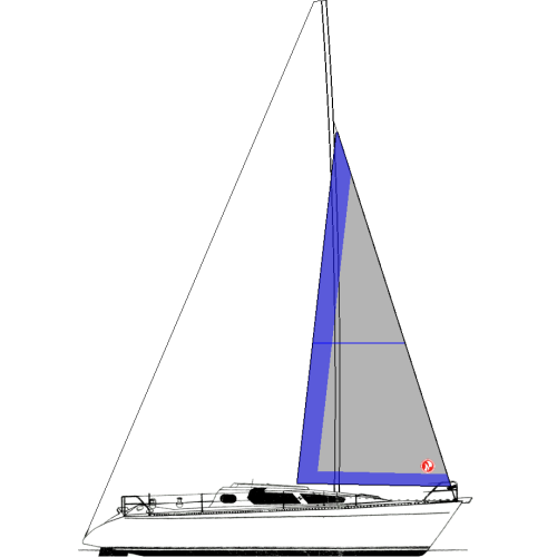 SUD 27.5 - VELA GENOA II 125% (ENROLADOR)