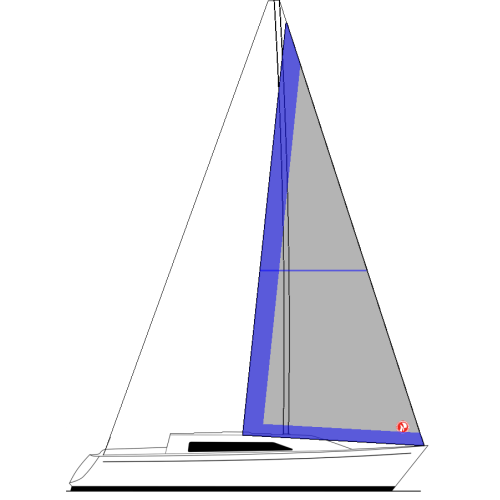 VELAMAR 28 - VELA GENOA II 125% (ENROLADOR)