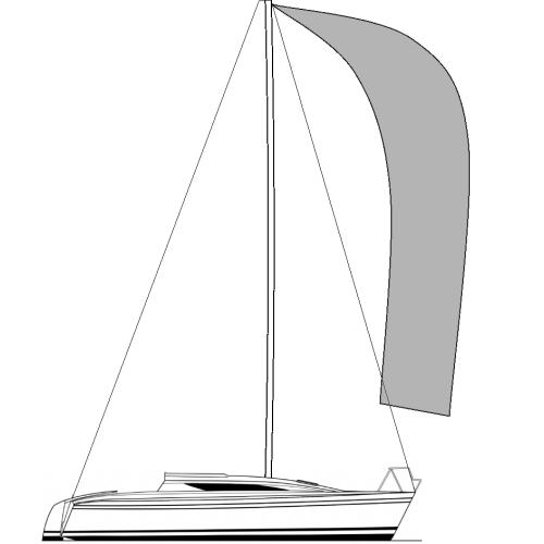 ARUBA 28 - Vela Balão Triradial (Spinnaker)