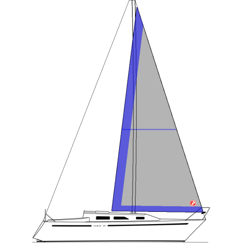 SAMOA 29 - VELA GENOA II  123% (ENROLADOR)